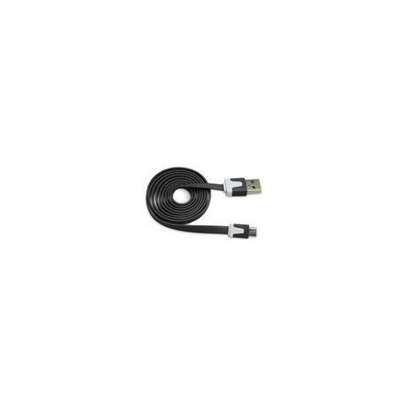 Cable Lightning 3.2 USB Flat Negro - Envío Gratuito