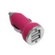 Cargador Auto USB Dual 3.1amp Rosa - Envío Gratuito