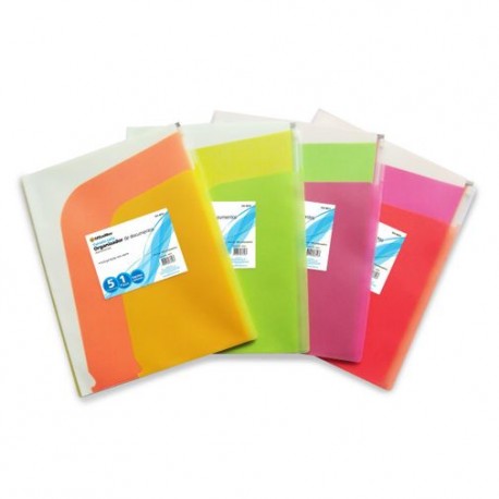 Folder de Polipropileno Horizontal con Cierre Varios Colores - Envío Gratuito