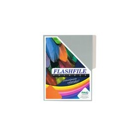 Folder Flashfile Bitono Carta gris c/10 - Envío Gratuito