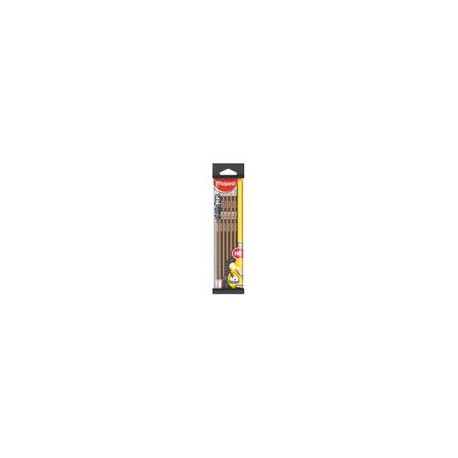 LAPICES DE GRAFITO C/ GOMA HB FLOWPACK 6 PZ - Envío Gratuito