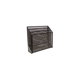 Clasificador Triple Negro Malla 32x30x9cm OMX - Envío Gratuito