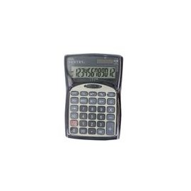 Calculadora Sentry Escritorio 12D con Reloj Negra - Envío Gratuito