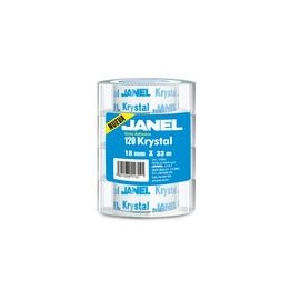 CINTA KRYSTAL 18MMX33M 4PK JANEL - Envío Gratuito