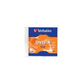 DVD-R Verbatim 4.7GB 16X Individual - Envío Gratuito