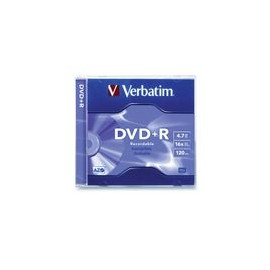 DVD R Verbatim 4.7GB 120min Individual - Envío Gratuito